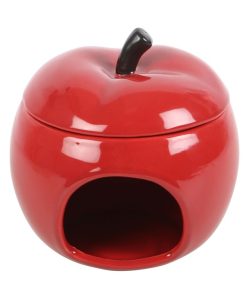 Red Apple Ceramic Oil Burner - Image 3