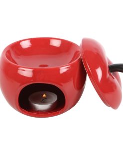 Red Apple Ceramic Oil Burner - Image 4