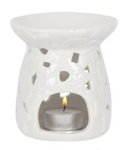 Embossed Butterfly Oil Burner - Image 1