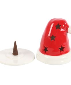 Santa Hat Incense Cone Burner and Tealight Holder - Image 2