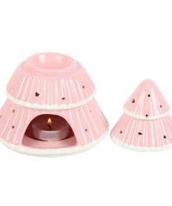 Pink Christmas Tree Oil Burner - Image 4