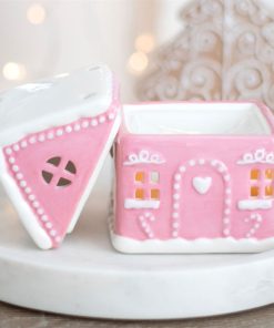 Pink Gingerbread House Oil Burner - Image 6