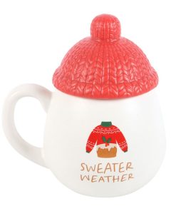 Sweater Weather Lidded Mug - Image 1