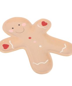 Gingerbread Man Ceramic Serving Plate - Image 2