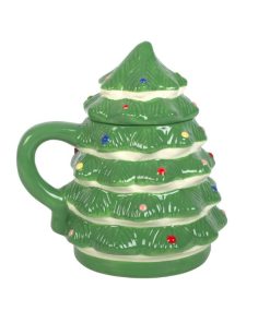 Green Christmas Tree Shaped Mug - Image 1