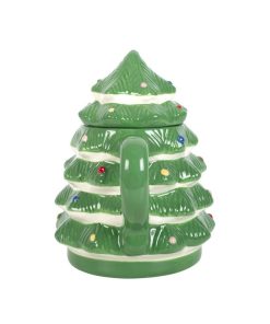 Green Christmas Tree Shaped Mug - Image 3