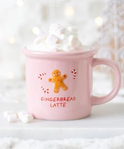 Pink Gingerbread Latte Mug - Image 5