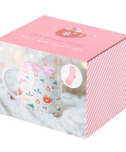 Sugarplum Fun Christmas Print Mug and Socks Set - Image 5