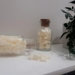 Clean Cotton Wax Melt Jar with cotton, lemon, and musk fragrance