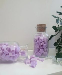 Vegan Lavender Wax Melt Jar with long-lasting calming fragrance