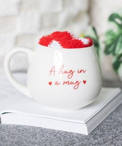 Hug in a Mug Heart Mug and Socks Set - Image 1