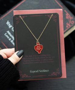 Love Potion Enamel Necklace Card - Image 1