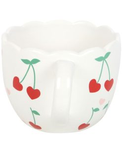 Scalloped Cherry Print Mug - Image 3