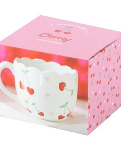 Scalloped Cherry Print Mug - Image 5