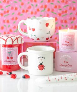 Scalloped Cherry Print Mug - Image 6