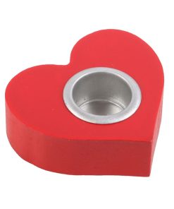 Red Heart Taper Candle Holder - Image 3