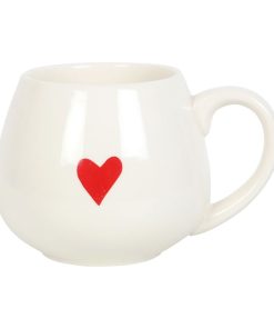 Love Heart Hidden Message Rounded Mug - Image 1